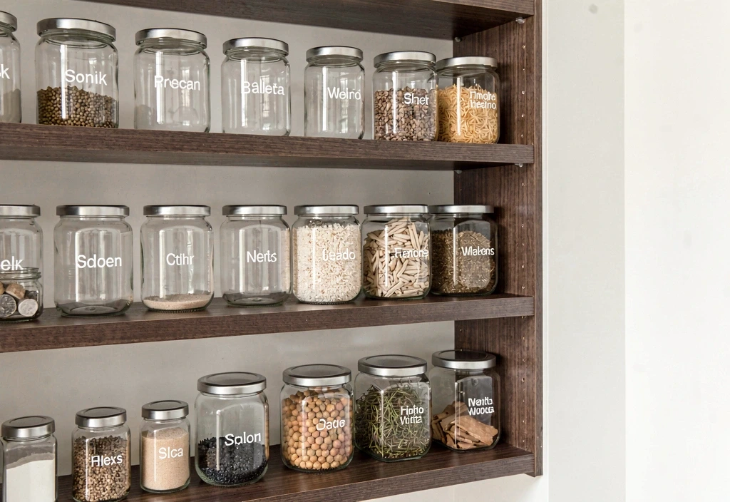 Modern minimalist pantry